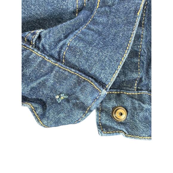 Hot Cotton By Marc Ware Denim Jacket Size Medium 100% Cotton READ - Picture 10 of 10